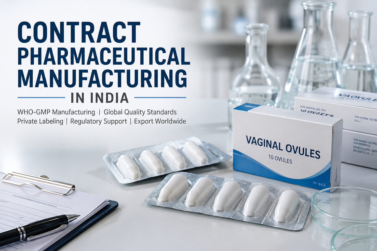 Contract Pharmaceutical Manufacturing in India | WHO-GMP | Global Entra Pharma